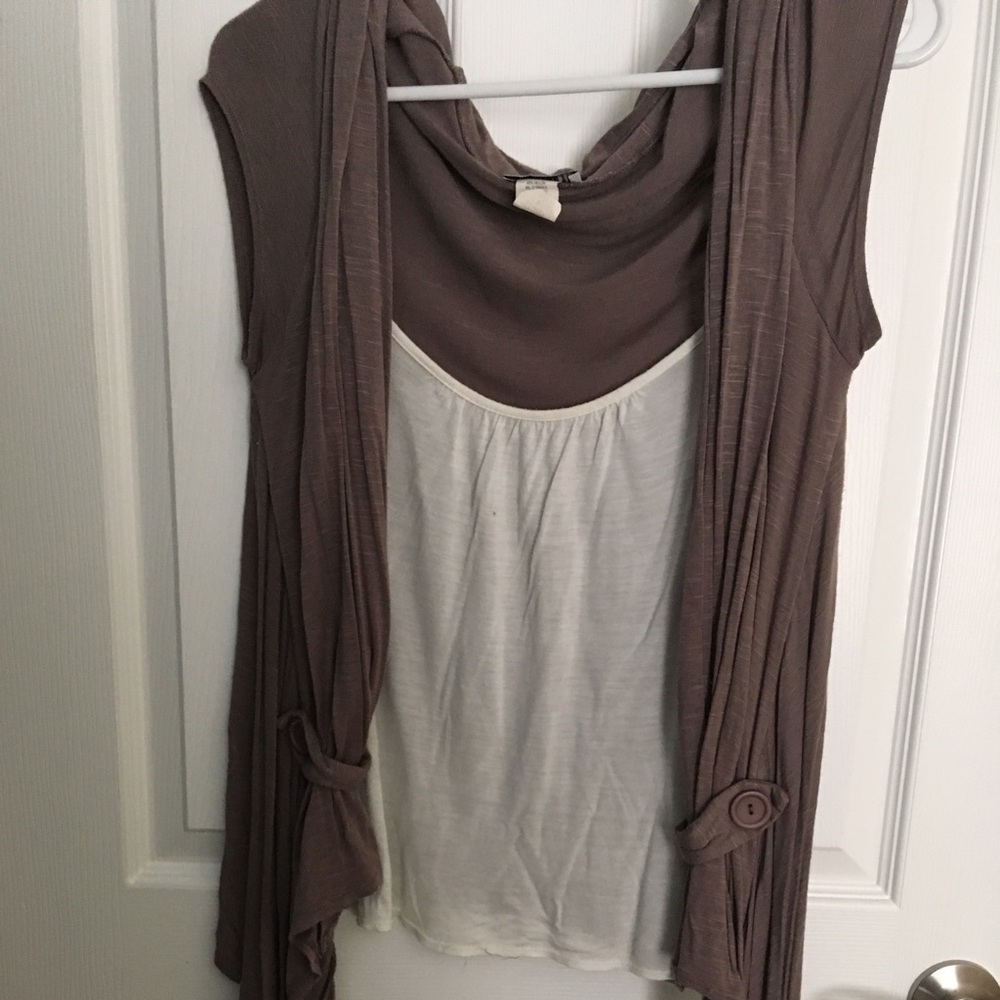 Body Central shirt/tunic top combo